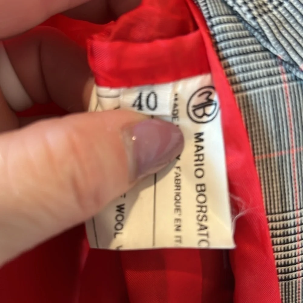 Women's Mario Borsato Couture Vintage Blazer Size 40 - Picture 5 of 7